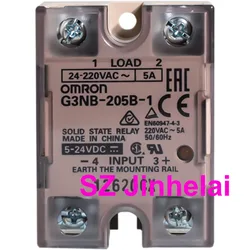 Omron G3NB-205B-1 G3NB-210B-1 G3NB-220B-1 G3NB-225B-1 Authentic Original SSR 5-24VDC Solid state relay 5A 10A 20A 25A