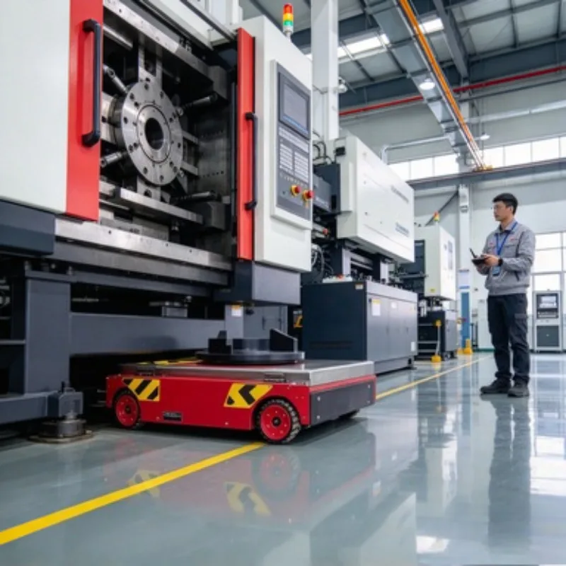 Electric Tank Carrier for Workshop Material Handling Wireless Remote Control Battery Powered Moving Skates Work Use Site