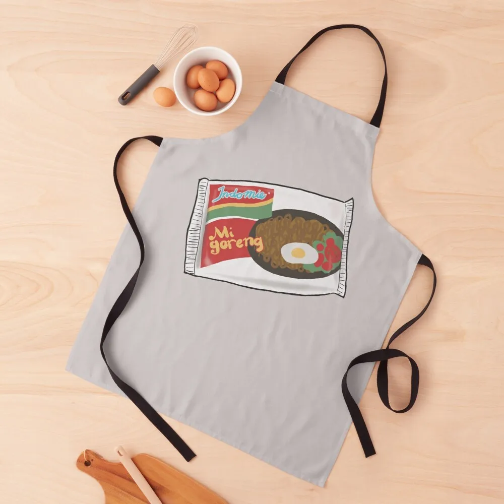 

Indomie Goreng Apron Kitchen things aesthetic uniforms woman