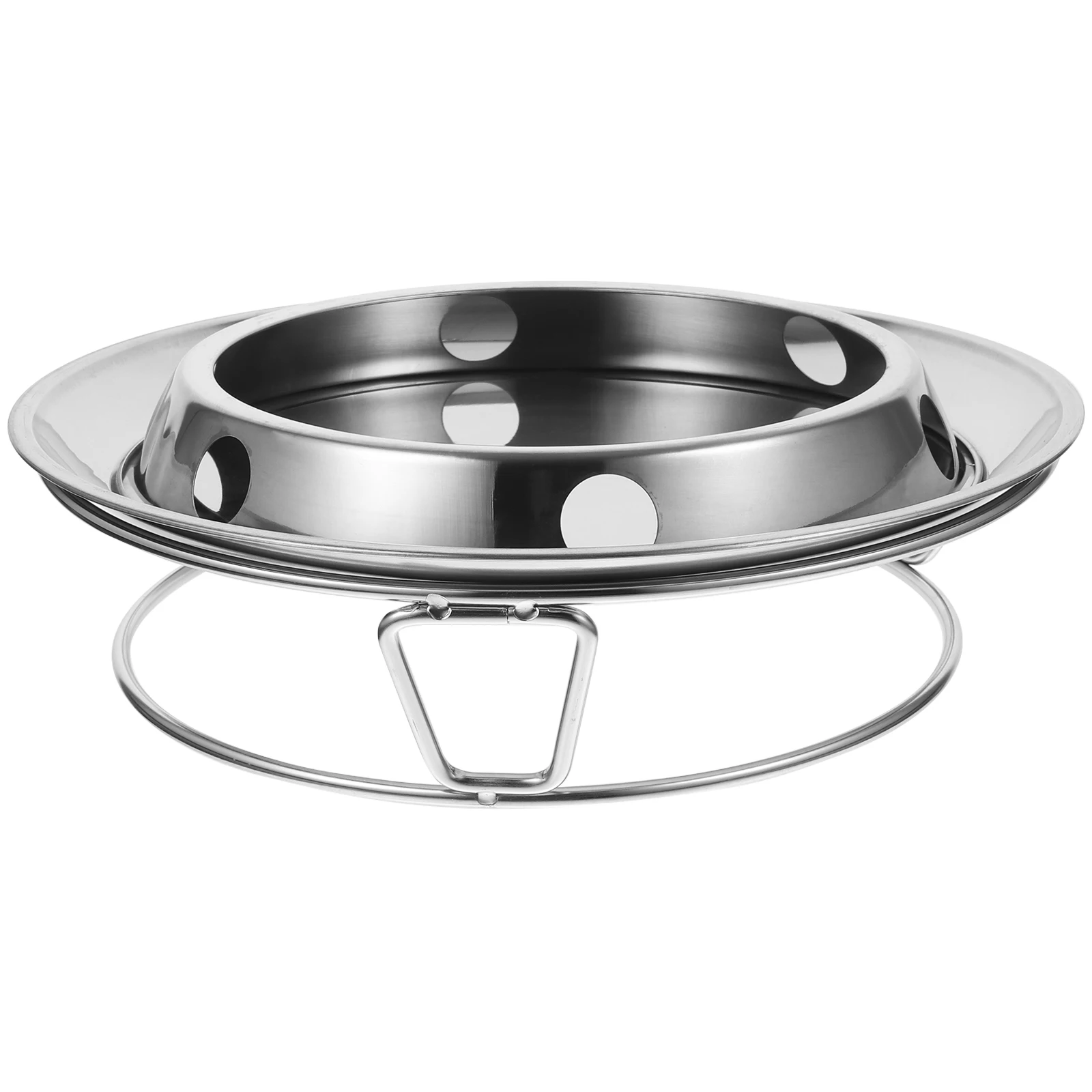 

2pcs Stainless Steel Pot Racks Heat Resistant Anti-Scald Pot Holder Compact Kitchen Rack For Home Restaurant Use Rack