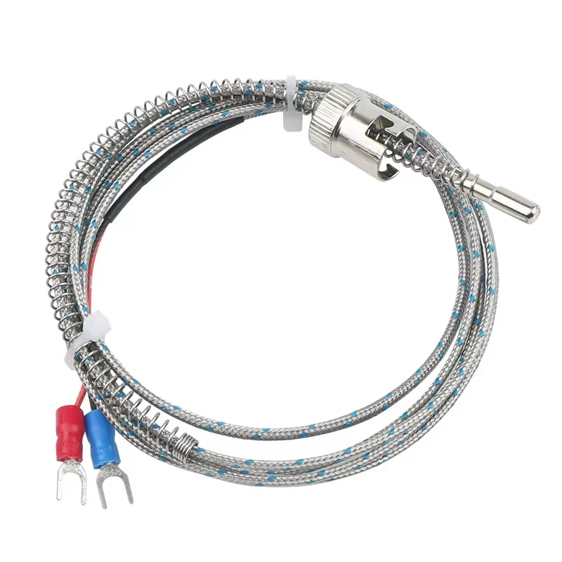 Snap-on Thermocouple K-type  Adjustable Pressure Spring Thermal Resistance J-type Injection Molding Machine Temperature Sensor