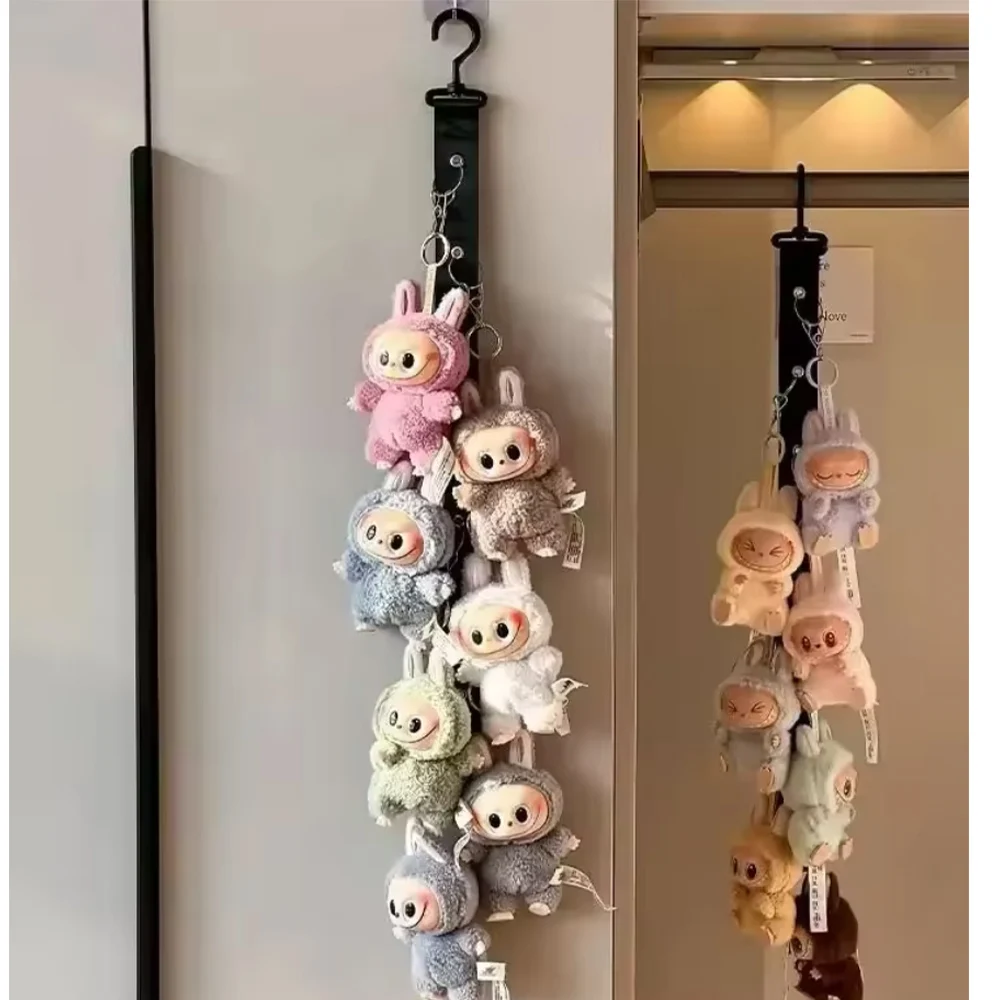 Vertical Space Saver Applicable Storage Display Shelf Doll Display Rack-Wall Mounted Storage Cute Plush Dolls Storage Rope