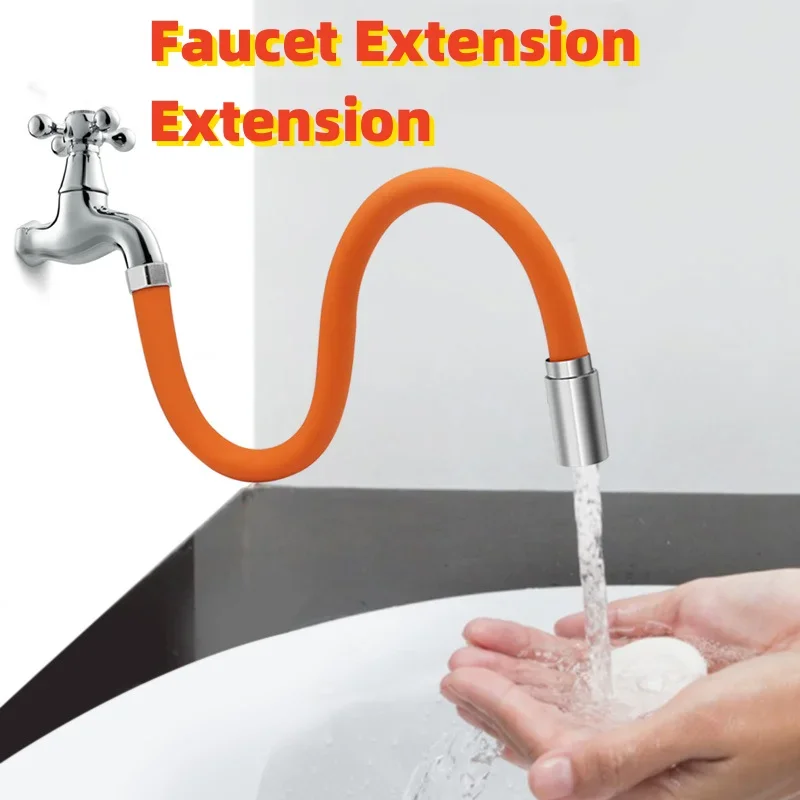 Universal 360 ° Rotating Silicone Hose Faucet Extender Splash Proof For Use In Bathrooms And Kitchens Kitchen Faucet