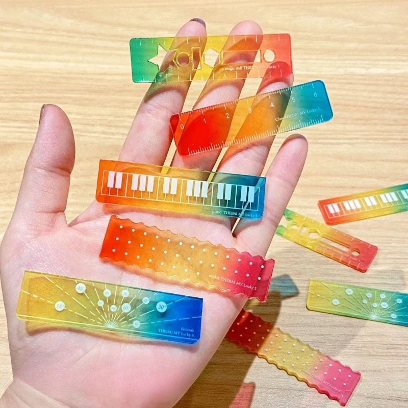 Набор-из-5-разноцветных-переливающихся-мини-линейок-в-виде-пальм-портативный-градиентный-измерительный-инструмент-для-студентов-и-блокнотов