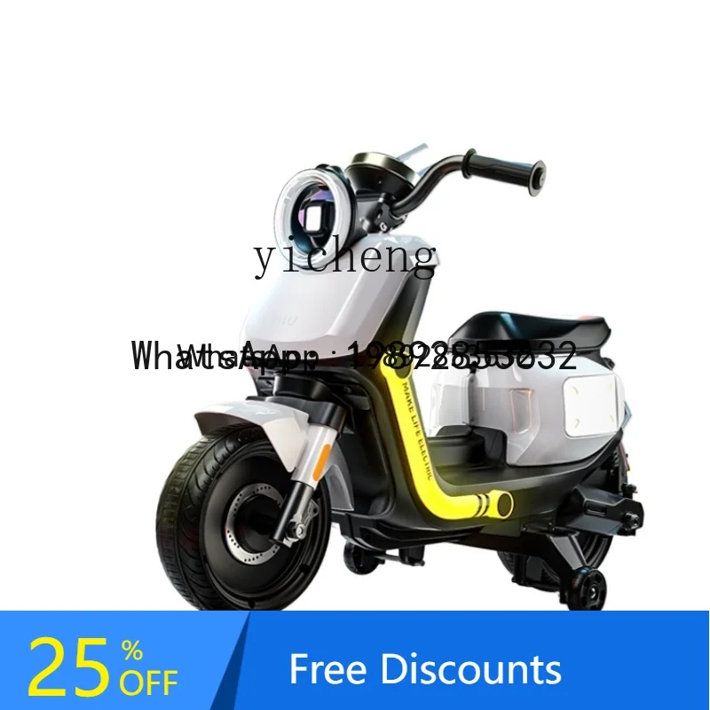 AD Children's Electric Mini Electric Motorcycle Stroller Children's Toy Car