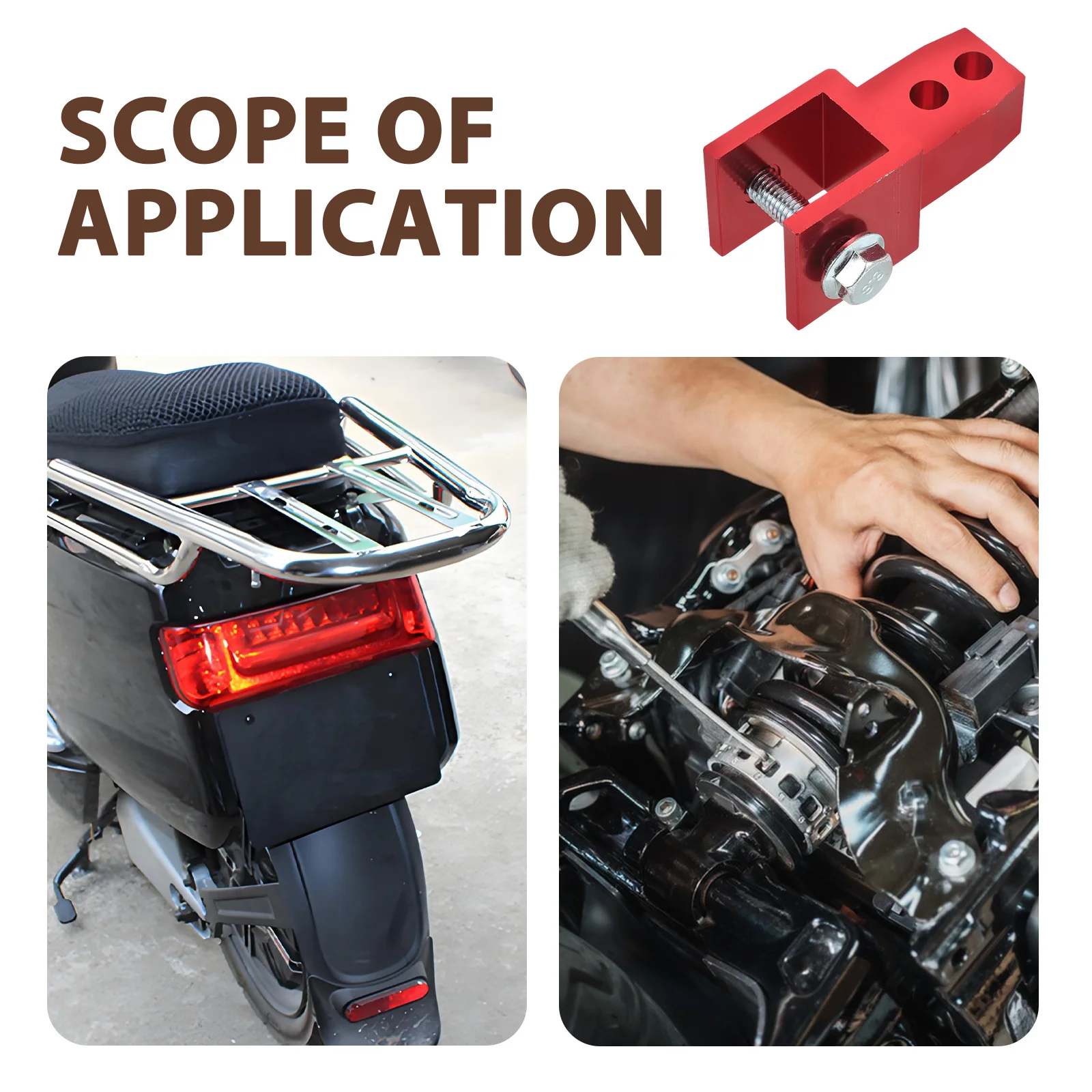 ممتص الصدمات الخلفي من سبائك الألومنيوم للدراجات النارية لتعزيز الاستقرار والراحة على الطرق الخشنة #4