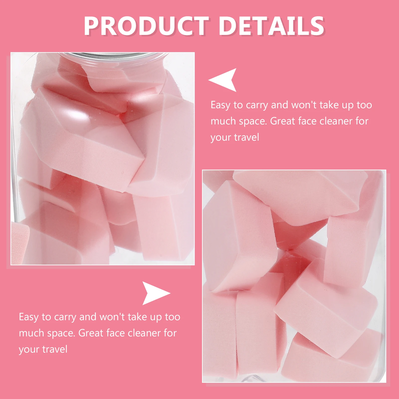 

Facial Cleansing Soft Makeup Sponge Reusable Exfoliating Exfoliating Sponge Powder Puff Cleanser Travel Size Dry Skin