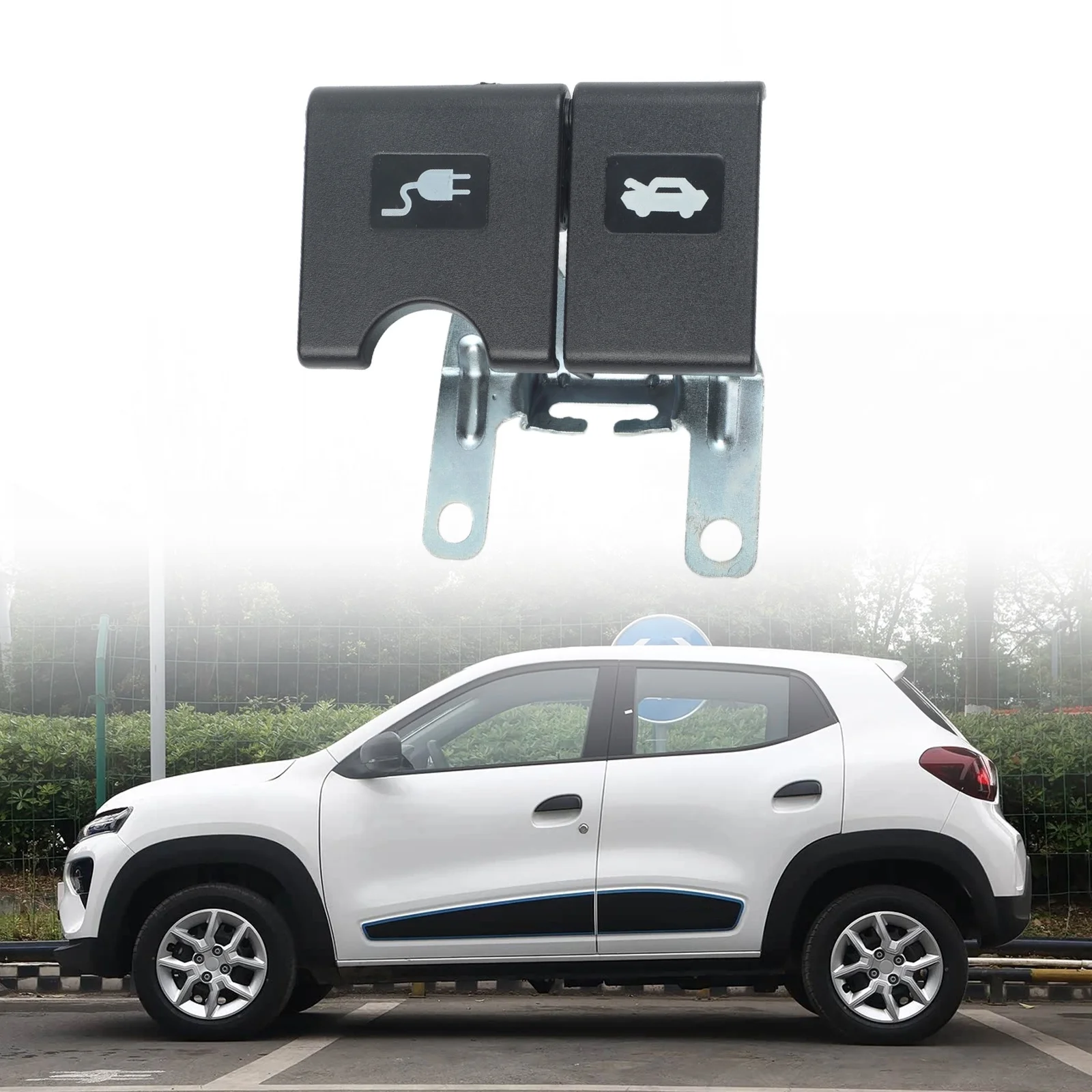 Accessory Bonnet Latch NO Hood Opening Handle ABS Plastic Metal Reinforced Easy Installation Direct Replacement