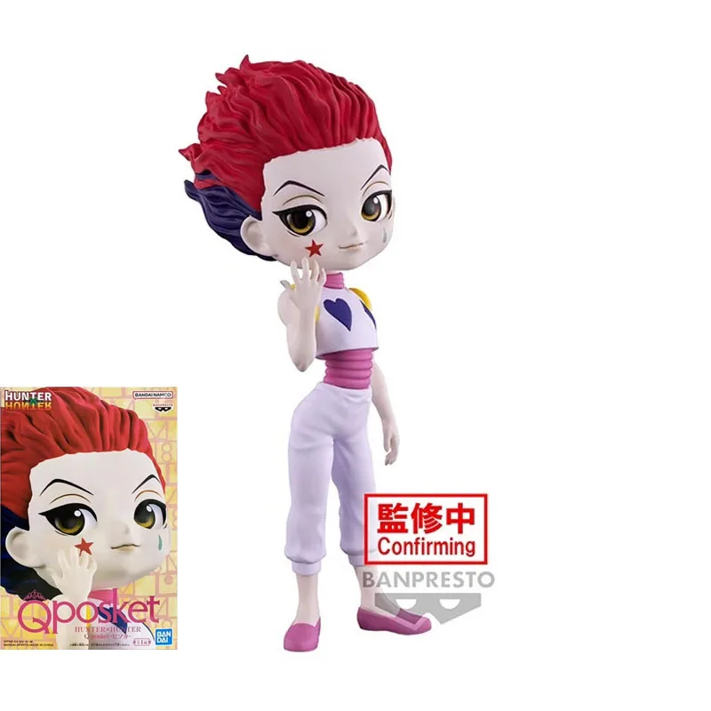 BANDAI Genuine HUNTER HUNTER Q posket Anime Figure GON FREECSS Hisoka Kurapika Action Figure Toys For Boys Girls Kids Gift Model