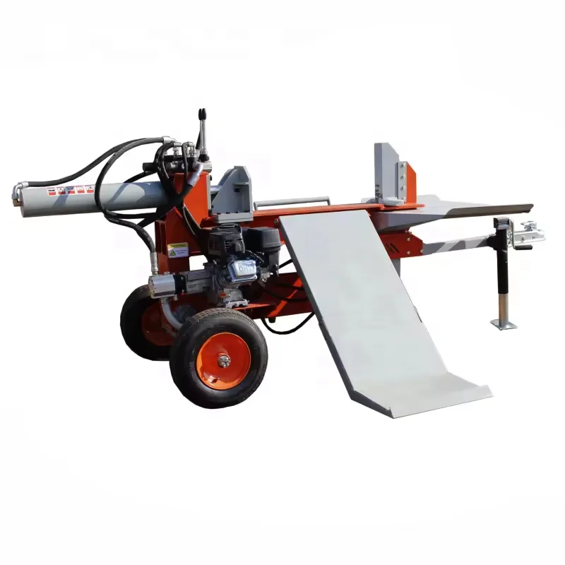 

Heavy Duty Hydraulic Log Splitter, Electric Wood Splitter Machine for Firewood Cutting, Wood Processing, Home and Farm Use