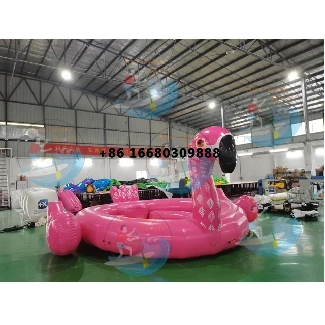 

Custom plastic inflatable water floating pool toy inflatable flamingo float Ride on For Adults and Children