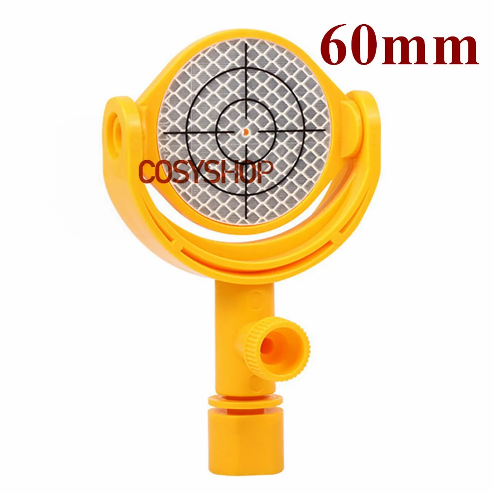 Tilting Reflector with Printed Crosshair Dia.60mm sheet 5/8X11 thread mini prism for total station