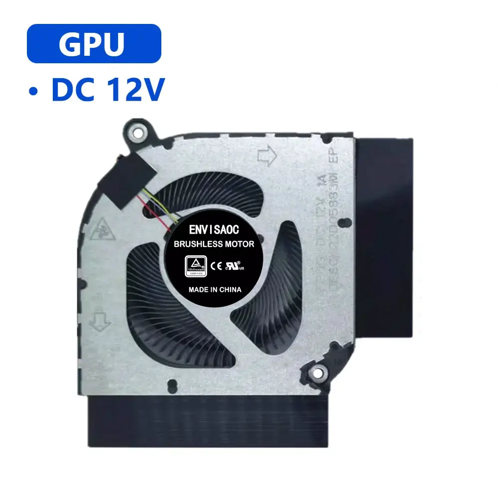 OEM 12V/5V For Acer Nitro 5 AN515-45 AN515-46 AN515-55 AN515-56 AN515-57 AN515-58 Laptop CPU GPU Cooling Fan Heatsink Fan Cooler image 5