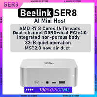 Beelink SER8 8845HS High Performance AMD Ryzen 7 8 Cores 16 Threads AI PC Gaming Office Design Ultra-Silent Mini Computer Host