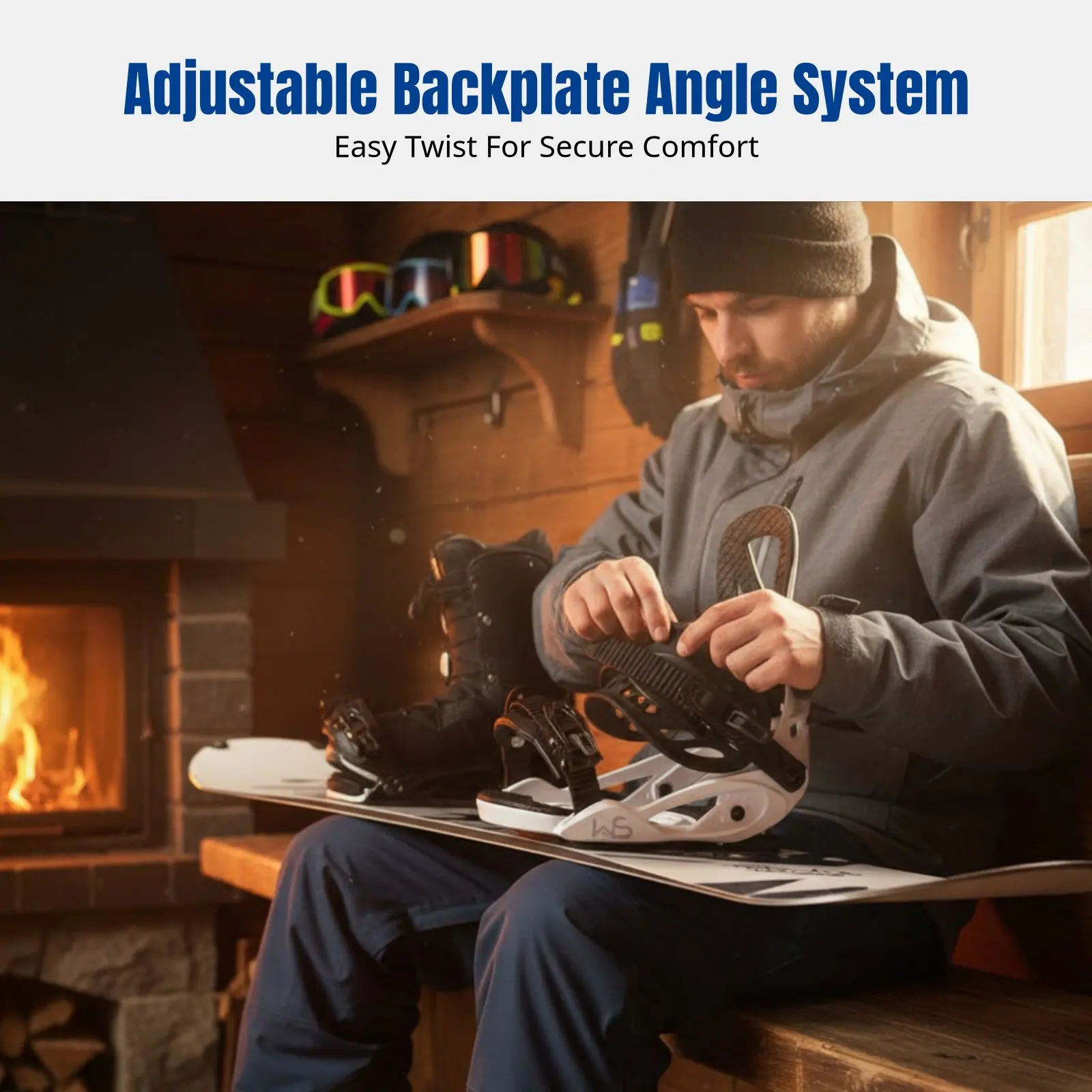 

Крепления для сноуборда, быстрое прикрепление, быстросъемные, унисекс, регулируемая задняя пластина, пенопластовая подкладка