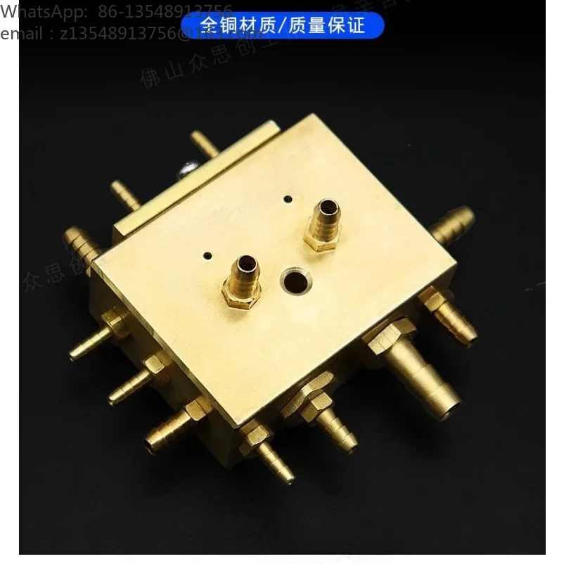Dental box integrated valve suction and spit control valve double pressure water valve dental chair assembly
