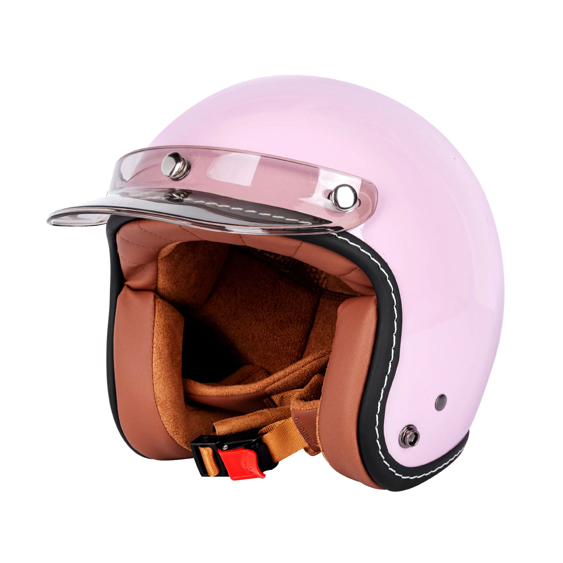 Vintage 3/4 Helmet 4 Seasons Motorcycle Electric Vehicle Small Helmet Body Cycling Hard Hat Pedal motorbike helmet