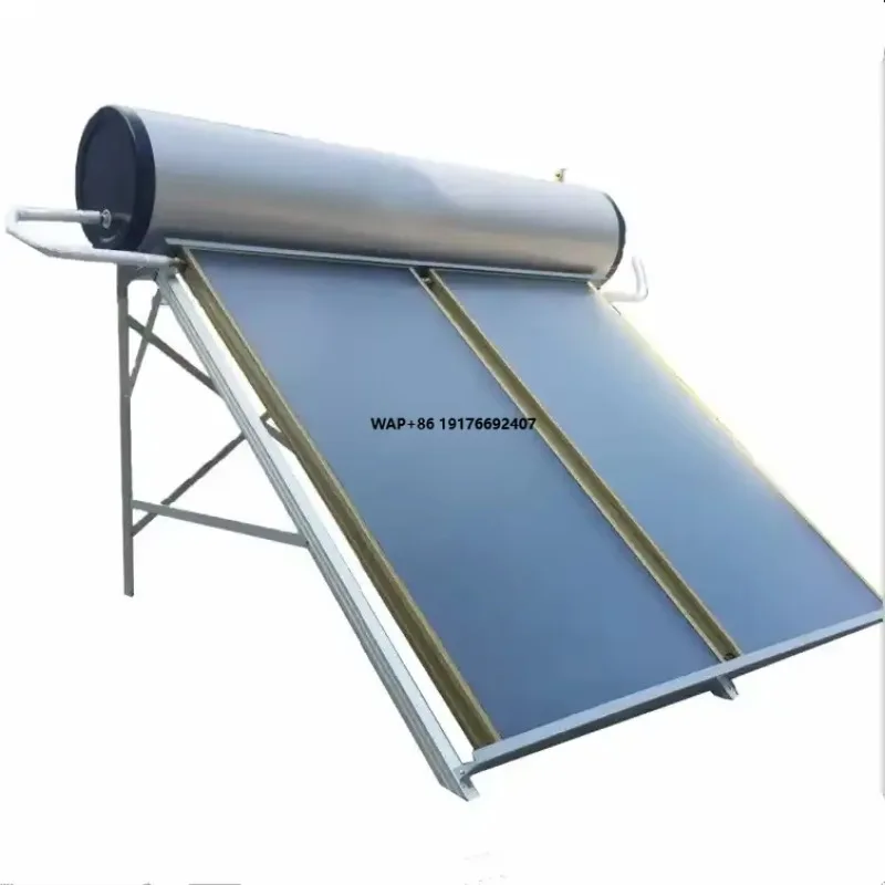 Sale 150L Pressurized Solar Geyser Boiler Flat Plate Collector Direct-Plug Connection for Outdoor House Use for Hotels Homes