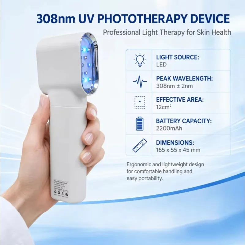 UVB Phototherapy Device For Therapy Vitiligo Skin Disease Psoriasis Treatment Lamp 308m Narrowband Ultraviolet UVB Lamps