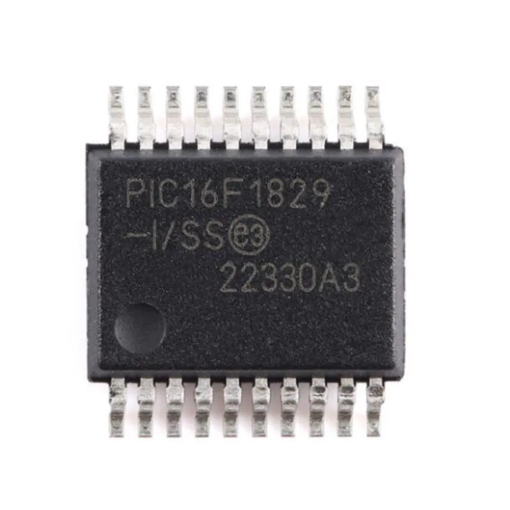 PIC16F1829  -I/SS    PIC16F1829    SSOP20    (Product quantity: 10 pieces)