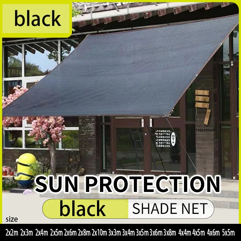 12Pin 80% UV resistant HDPE black shading net, outdoor pavilion, car garage sunshade, shading net