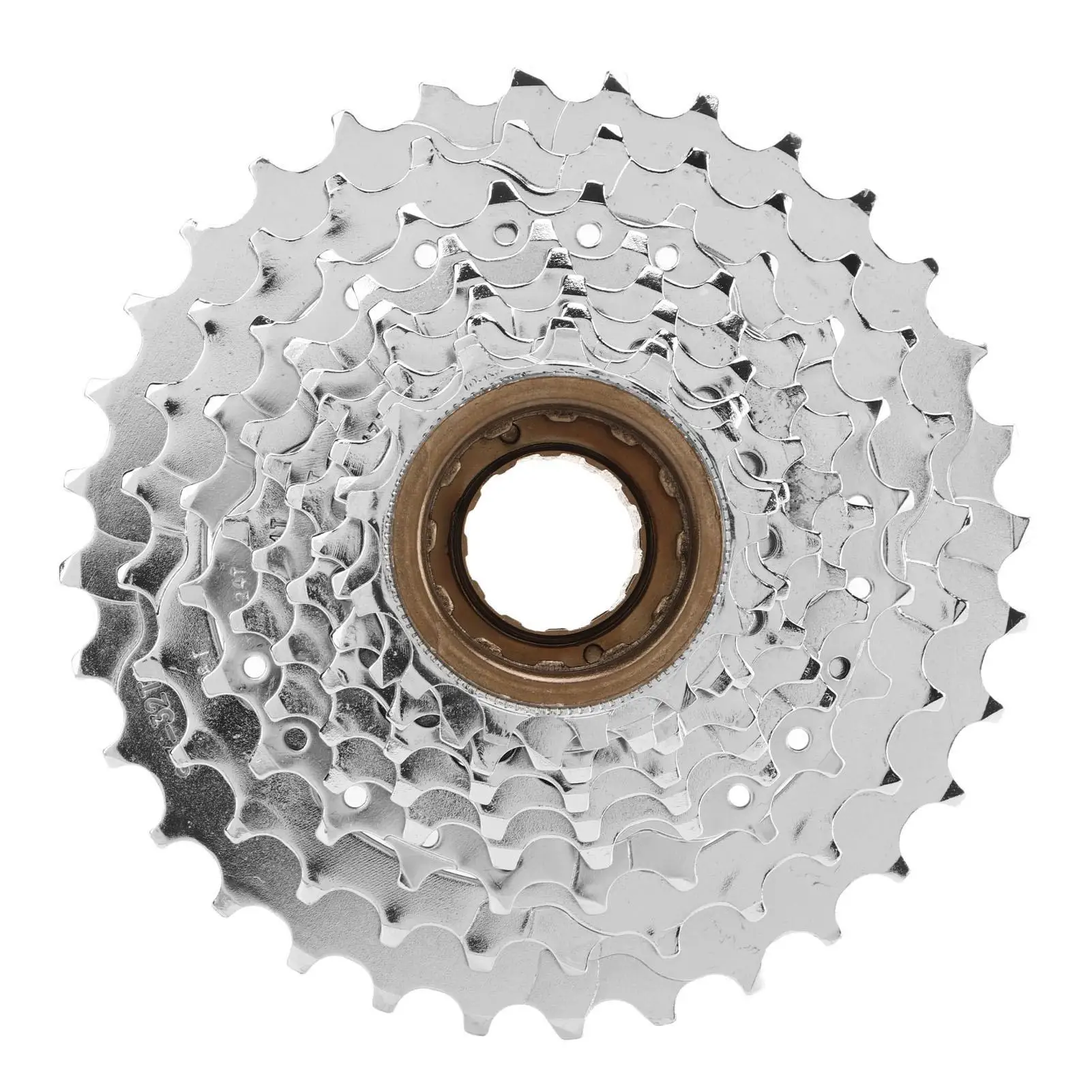 Lightweight 9 Speed Steel Hollow Freewheel with Accurate Tooth Shape - 13‑32T High Strength Freewheel for road Bikes