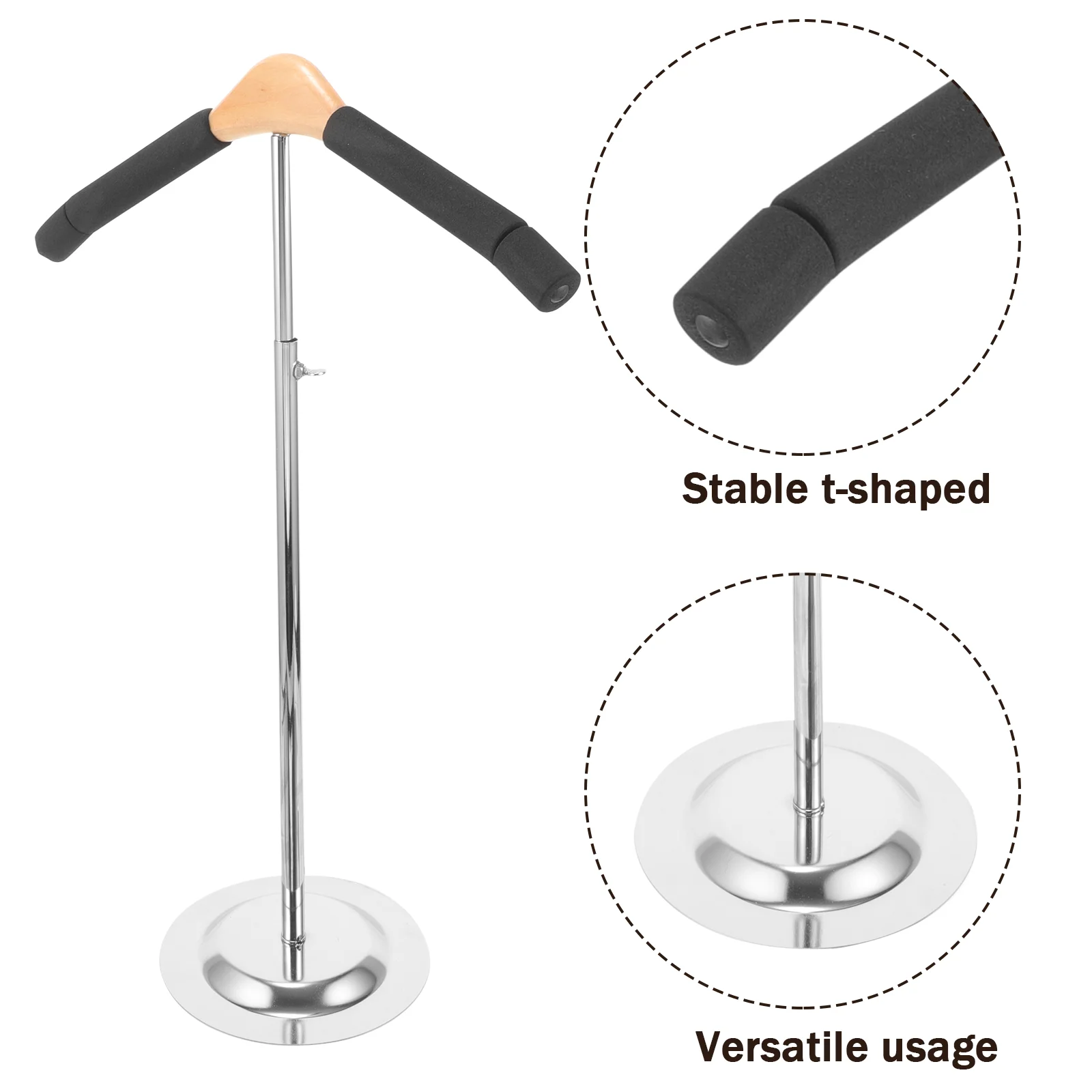 

Stable T-Shirt Display Stand Minimalist Design for Jacket and Coat Hangers in Stores Shirt Display Clothing Stand