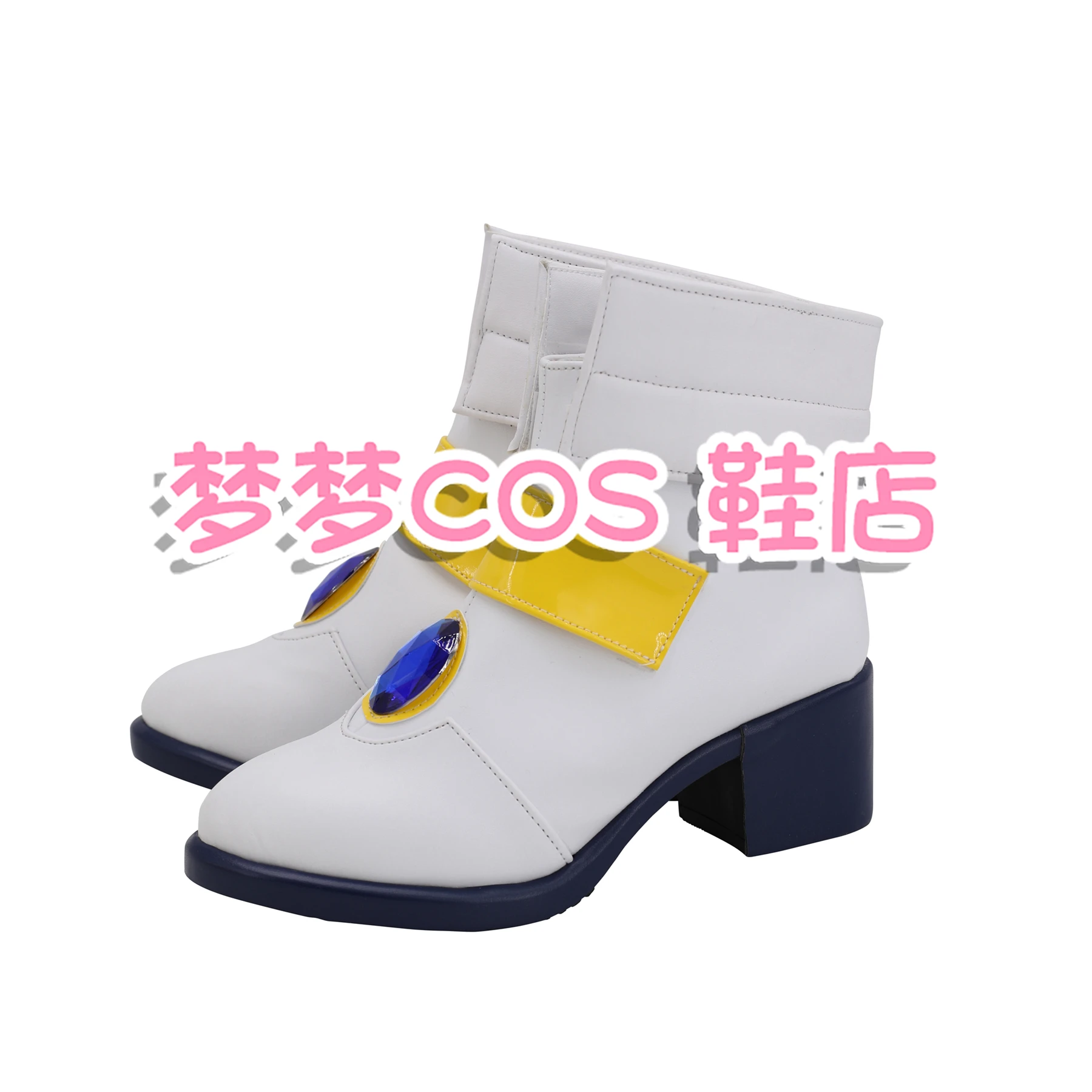 Magical Girl Lyrical Nanoha Nanoha Takamachi Scarpe Cosplay Stivali Anime Halloween Stivali in pelle PU