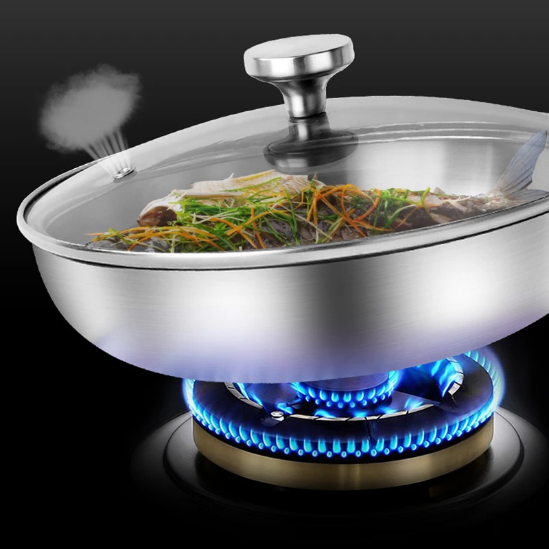 304 Stainless Steel Frying Pan 2
