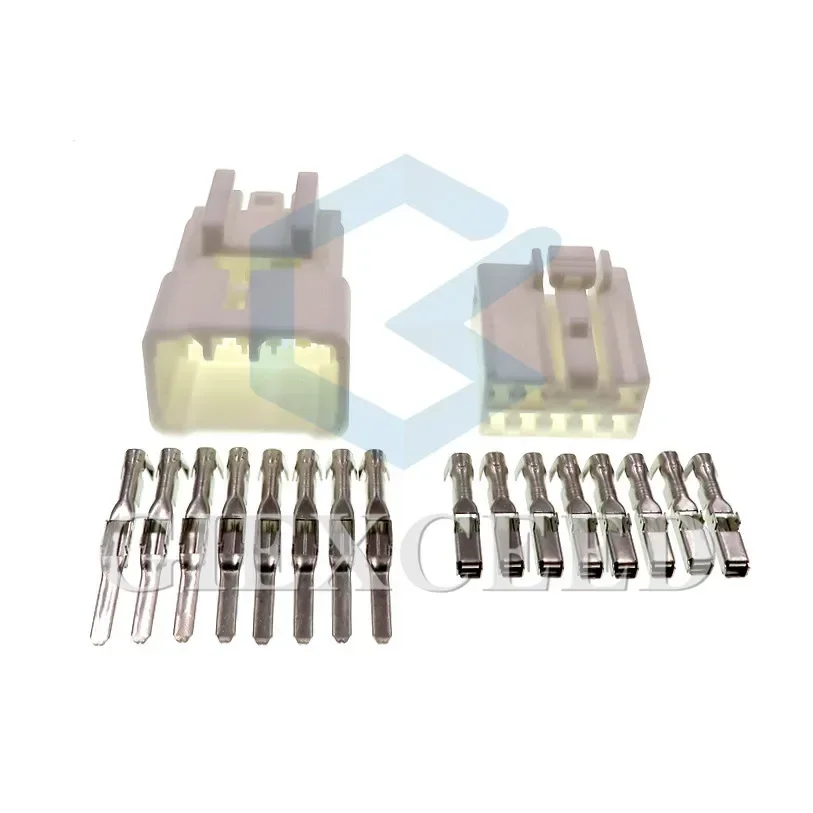 2 Sets 8 Pin Car CD Wire Socket Automotive Multimedia Navigation Power Connector MG641053 MG651050 Plugs AC Assembly For Toyota