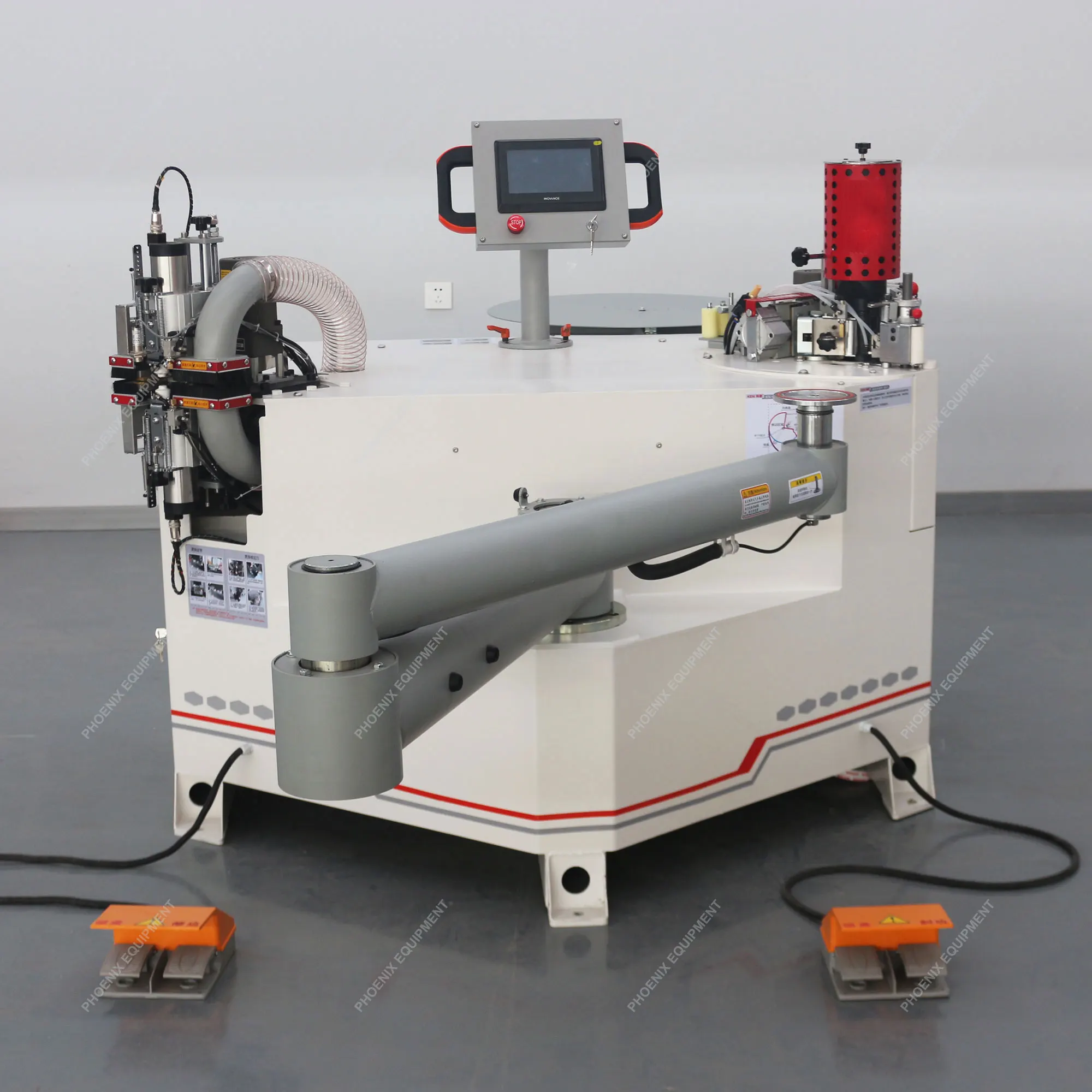 Folding Arm Curved Edge Banding Machine for Board Edge Banding Curved Straight Line Edge Banding Machine