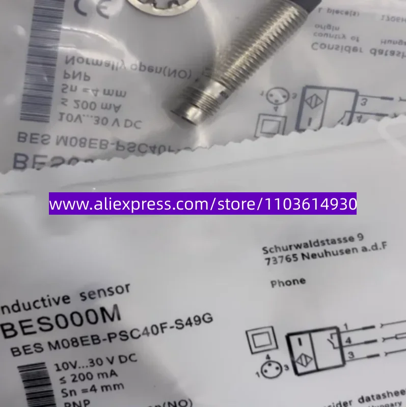 

3pcs New proximity switch BES M08EB-NSC40F-S49G M08EB-NOC40F-S49G M08EB-PSC40F-S49G 516-371-G-S49-C