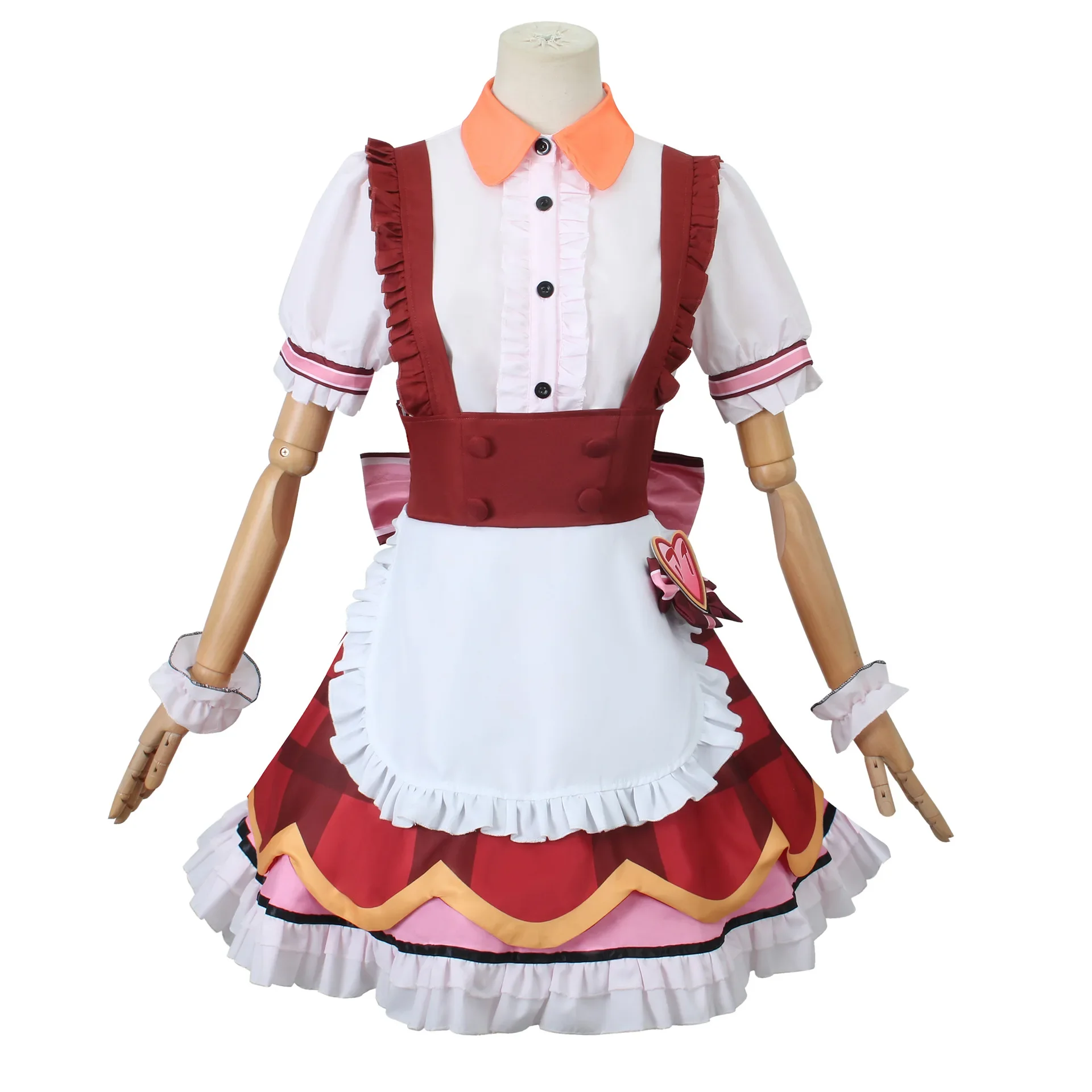 Costumes Cosplay Anime pour femmes, tenue de femme de chambre Lolita, robe de femme de chambre, chapeau, uniforme, vêtements de fête d'Halloween, Okr No Ko Hosh37Ai, nouveau