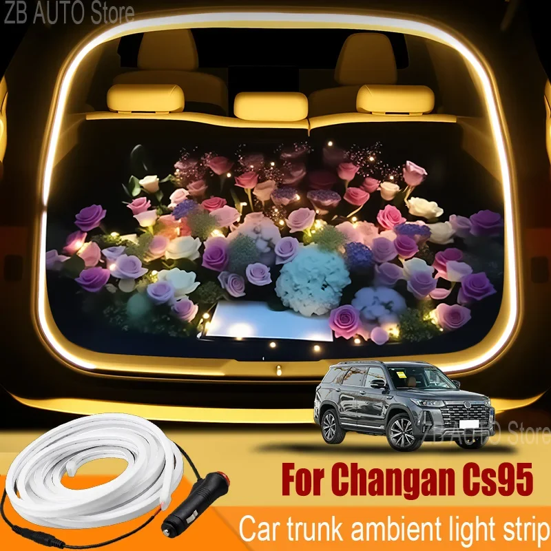 

For changan Cs95 Automobile trunk ambient light automatic sensing car interior lighting with accessories