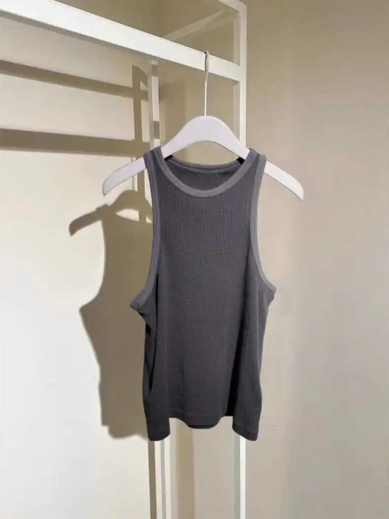 

Новинка 2024: Женский летний топ-майка Slim Fit с круглым вырезом, универсальный повседневный стиль для модниц