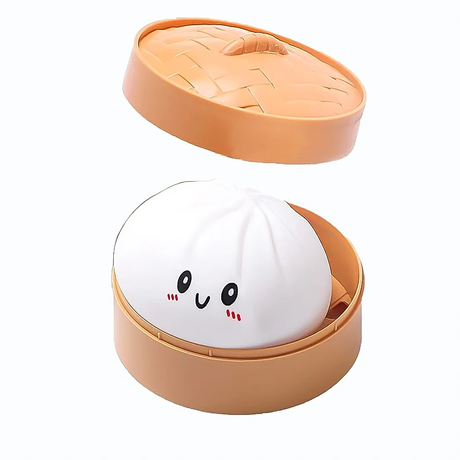 Blind box Kleurrijke Gesimuleerde Dumpling Squishy Ontspannende Angstverlichtende Antistress Gelukverhogende Rebound Knijp-speeltje