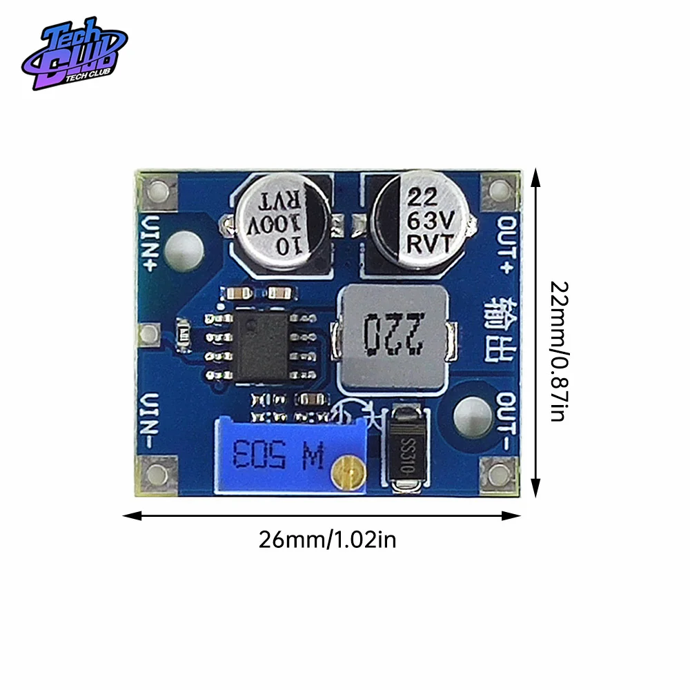 LX8015 DC-DC Adjustable Step-down Module Input 5-80V To 1-62V 1.5A Converter Over XL7015 Solar Energy Circuit Power Supply