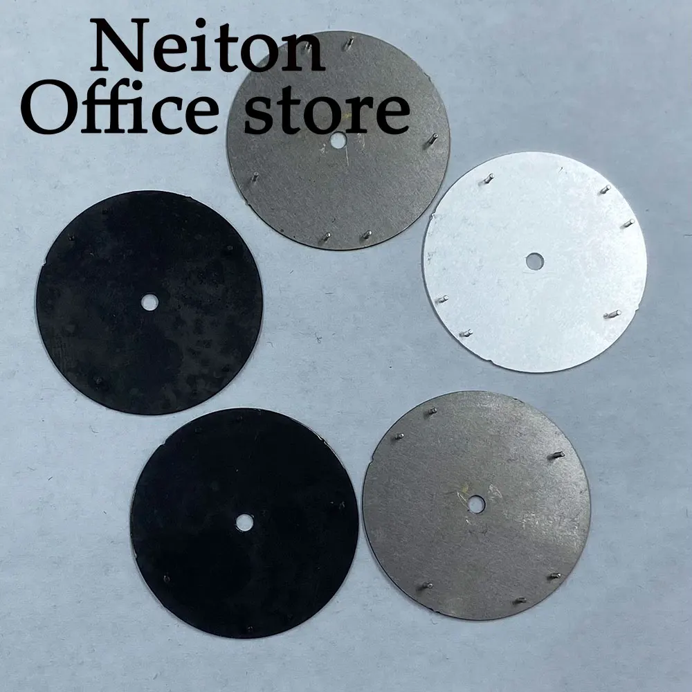 NEITON 29mm sterile dial silver watch dial luminous fit NH35 ETA2824 2836 Miyota 8215 Mingzhu DG2813 3804 PT5000