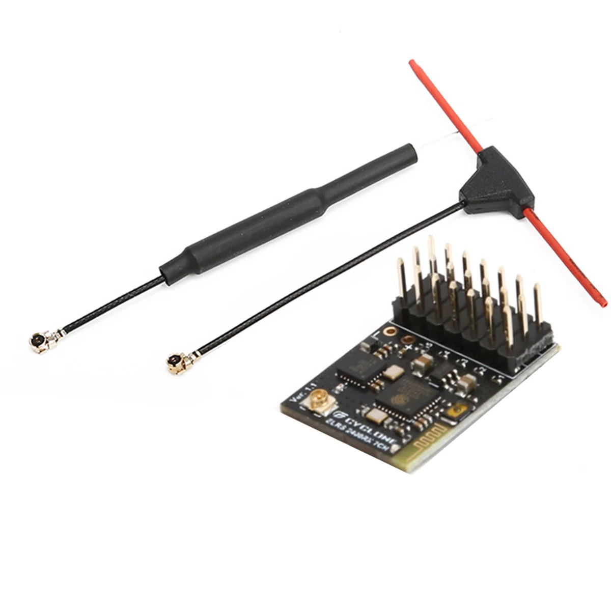 JABS-For CYCLONE ELRS 2.4G 7CH PWM Receiver ExpressLRS RX 2400RX PWM/CRSF for RC FPV Drone Quadcopter