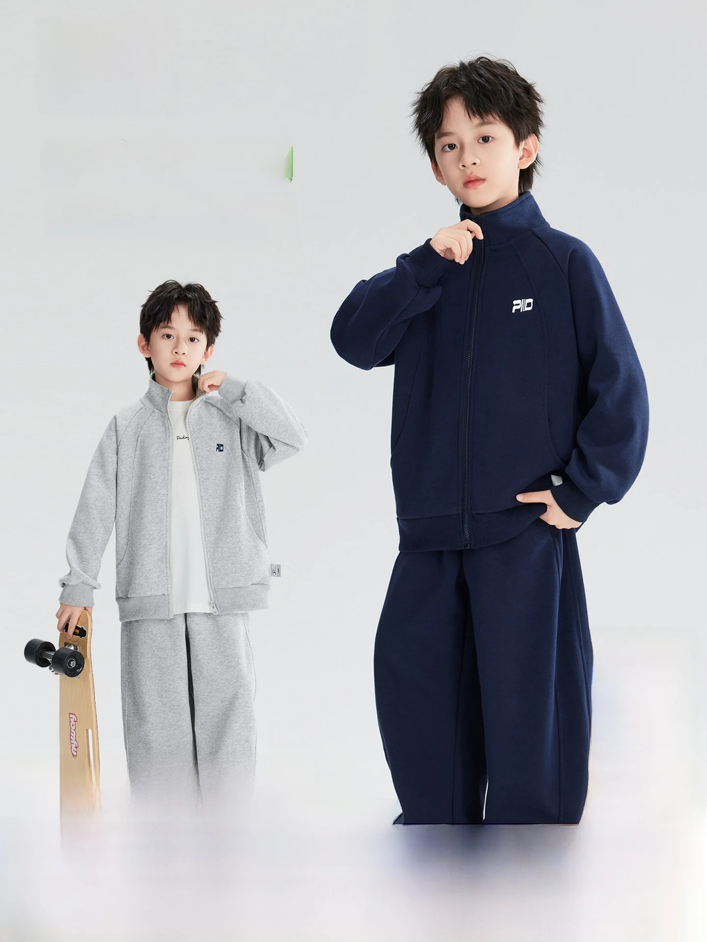 Casual Hoodie Sweatshirt Boys Set Korean Style Spring Autumn Two-Piece Jacket Pants Outfit Children Sportswear Leisure Stand ...