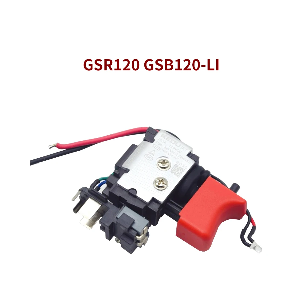 

Rechargeable hand drill for Bosch GSR120-li GSB120-LI impact drill switch accessories replacement
