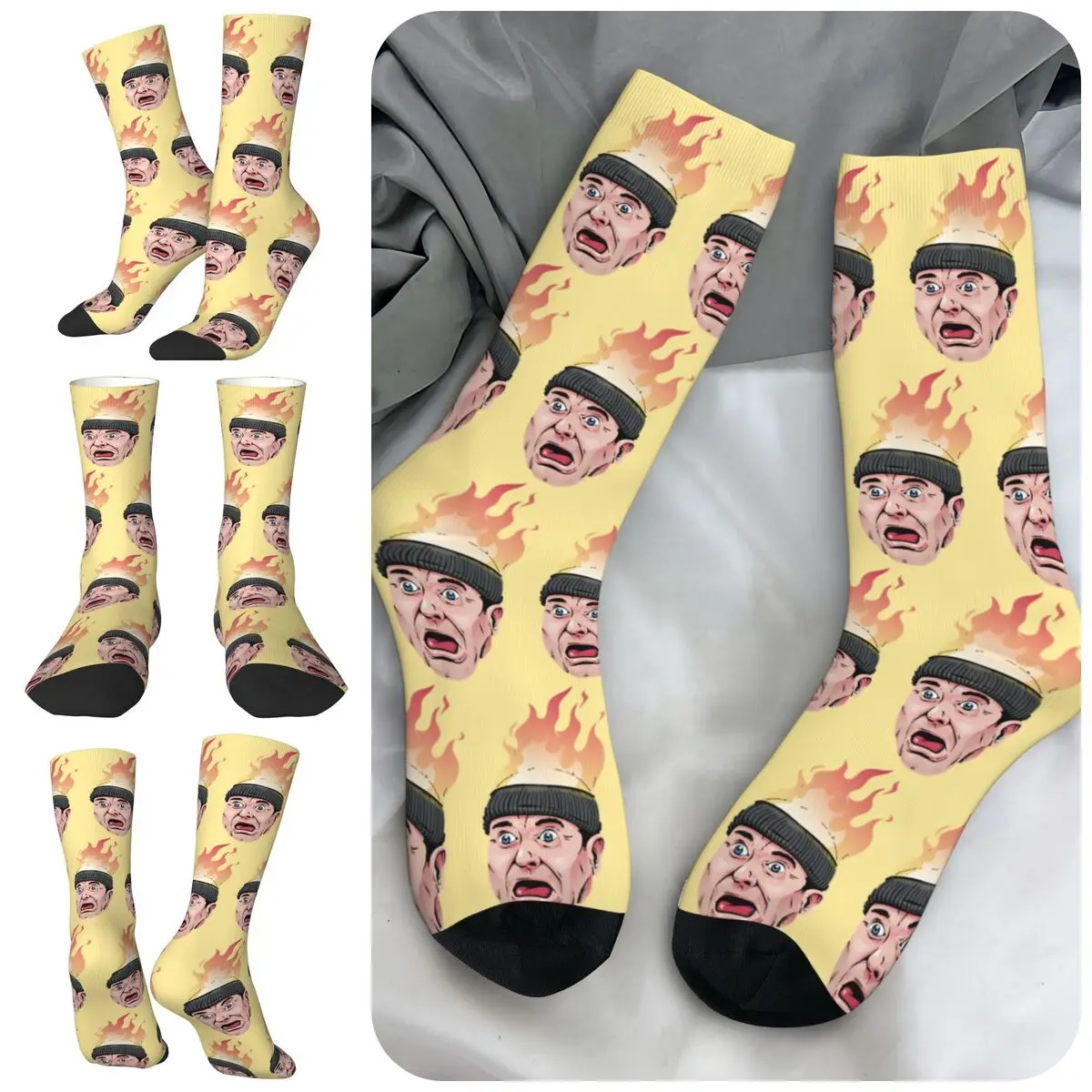 A Lone Boy In Home High elasticity polyester fiber Men and Women printing fashion Applicable throughout the year Dressing Gift