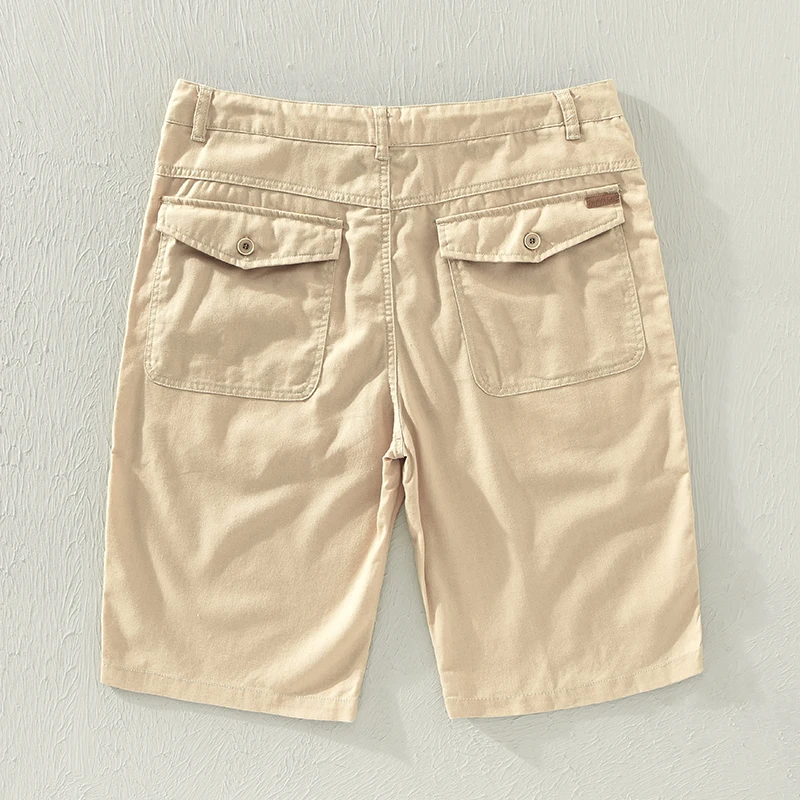 New Style Casual Solid Linen Shorts Men Brand Trendy Comfortable Quality Short Masculino 30-38 Size 5Colors Bermuda Masculina