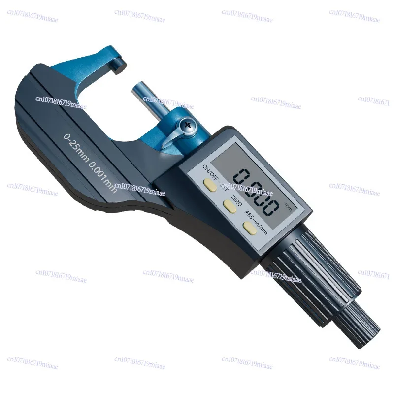 Outer diameter digital micrometer high precision 0-25-50-75-100mm spiral micrometer electronic card thickness measurement