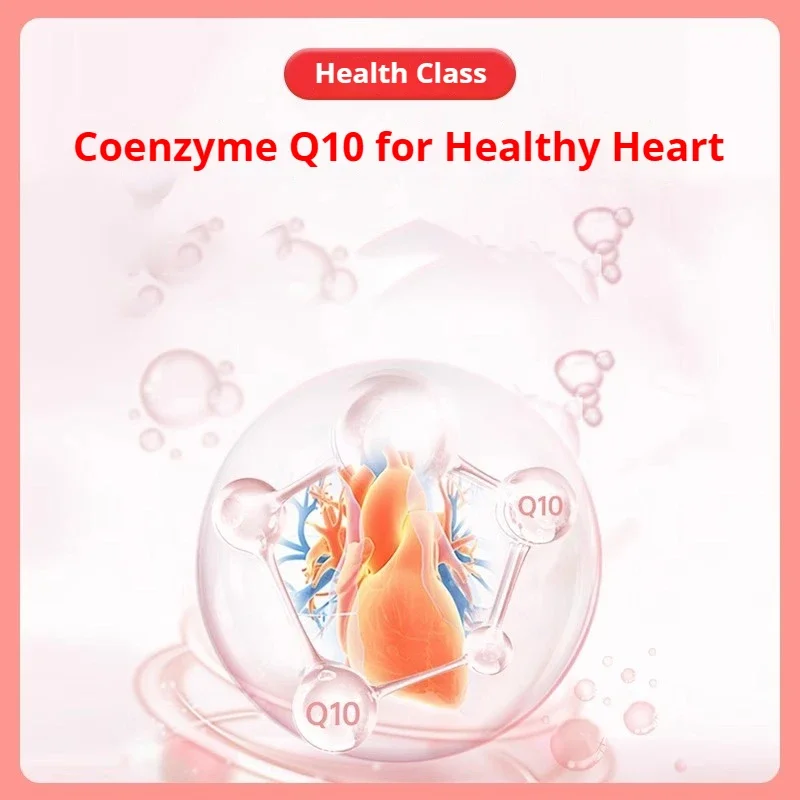 Coenzyme Q10 Capsules CoQ10, Antioxidant, Fine Heart Function Tuner, Blood Pressure Stabilizer, Joint Health Nourisher