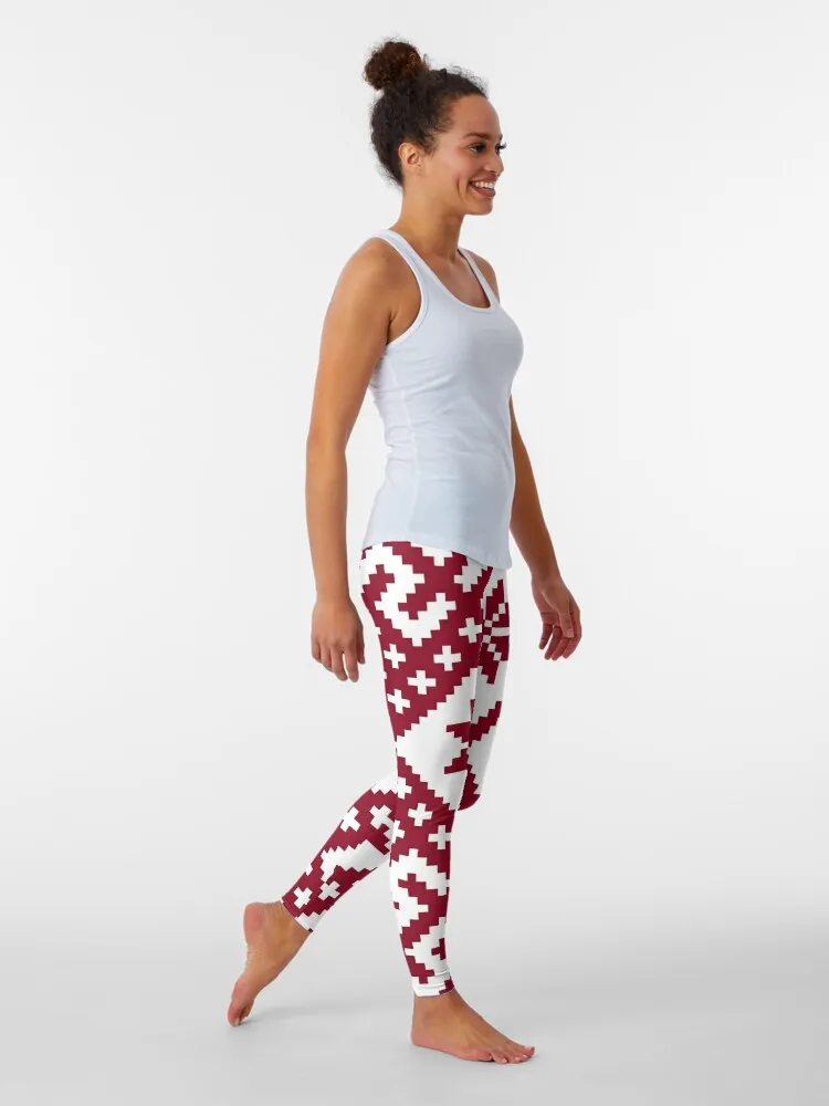 Leggings de diseño de estrella nórdica para mujer, pantalones de cintura alta para correr, fitness