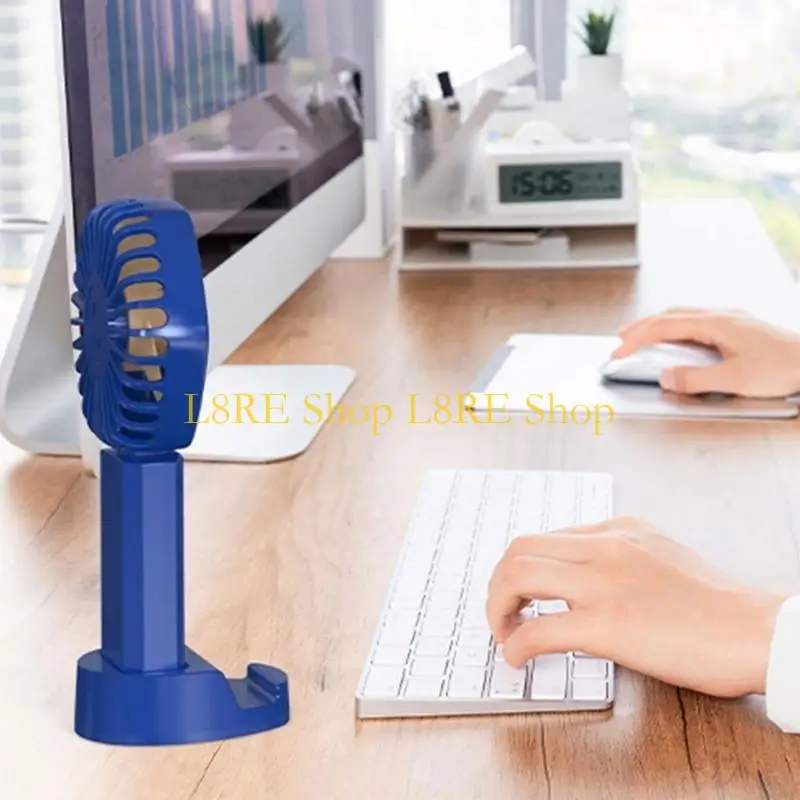 L8RE 충전식 휴대용 휴대용 팬 에어컨 휴대용 작은 포켓 팬