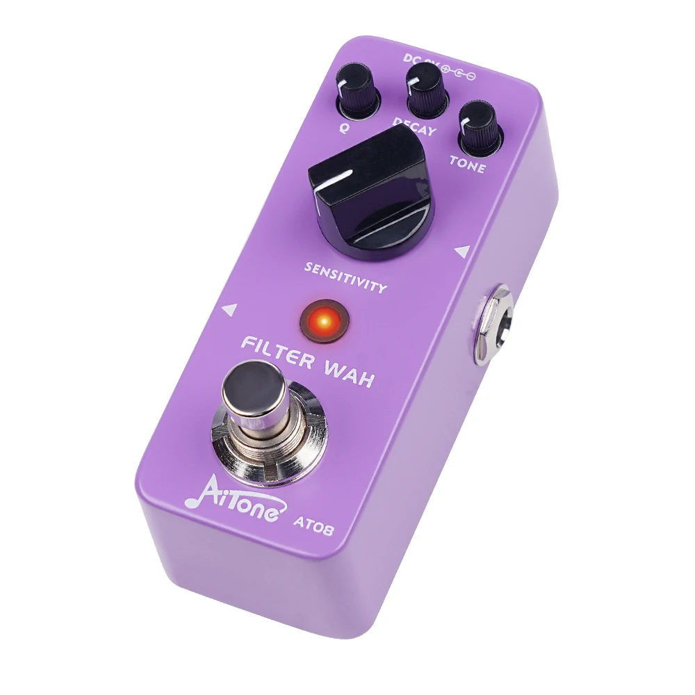JOYO AITONE Series AT-08 Wah Pedal Pure Analog Circuit Dynamic Auto Wah Volume Pedal for Electric Guitar Bass