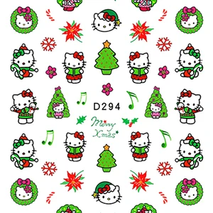 Sanrio Natal Nail Art Decoration, schöne Hello Kitty -Aufkleber, Kurome Melody -Aufkleber, Nagelkunstartikel 6 Hauptverkäufe Shein Clothing - №5