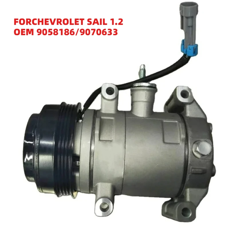 

High-Compatibility FORCHEVROLET SAIL 1.2 OEM 9058186/9070633 12V Car Air Conditioner Auto AC Compressor